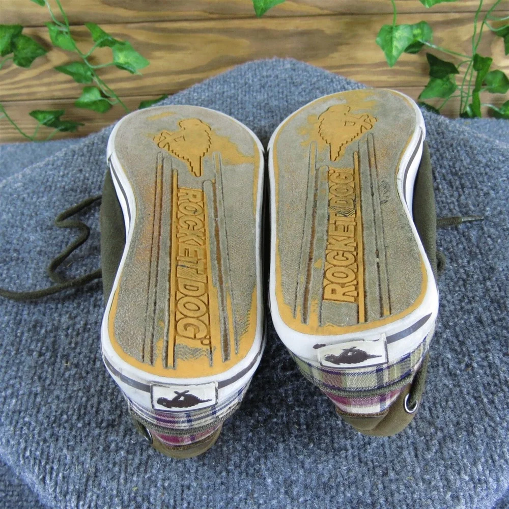 Rocket Dog Men's  Boat Shoe Brown‎ Fabric Size 9 Medium  Used 2025
